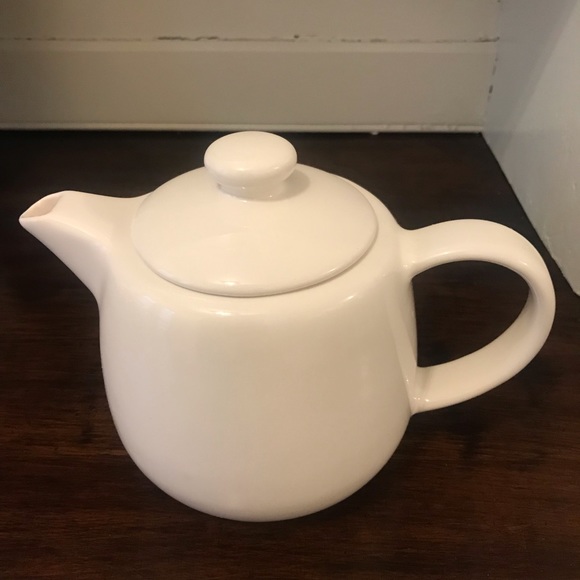 IKEA Kitchen Vintage Ikea White Ceramic Teapot Poshmark